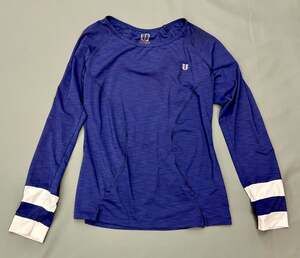 Eleven by Venus Williams Long Sleeve Athletic Shirt Blue Size S